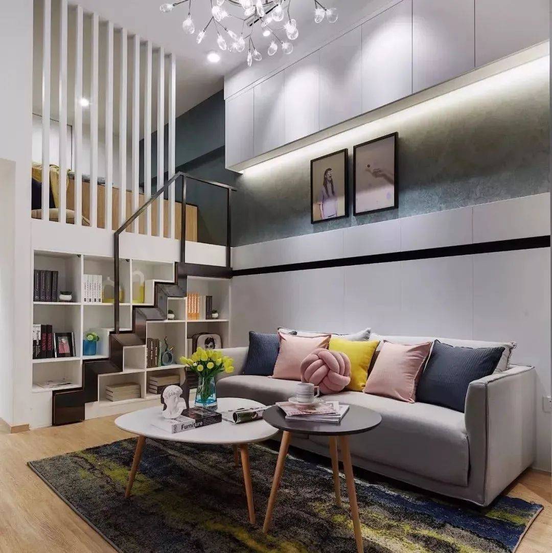 51平的小户型loft,利用层高做二居室,紧凑却实用_空间_选择了_卧室