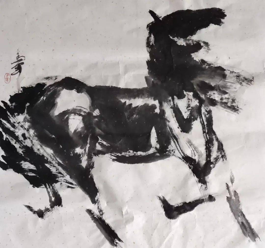 马军画马