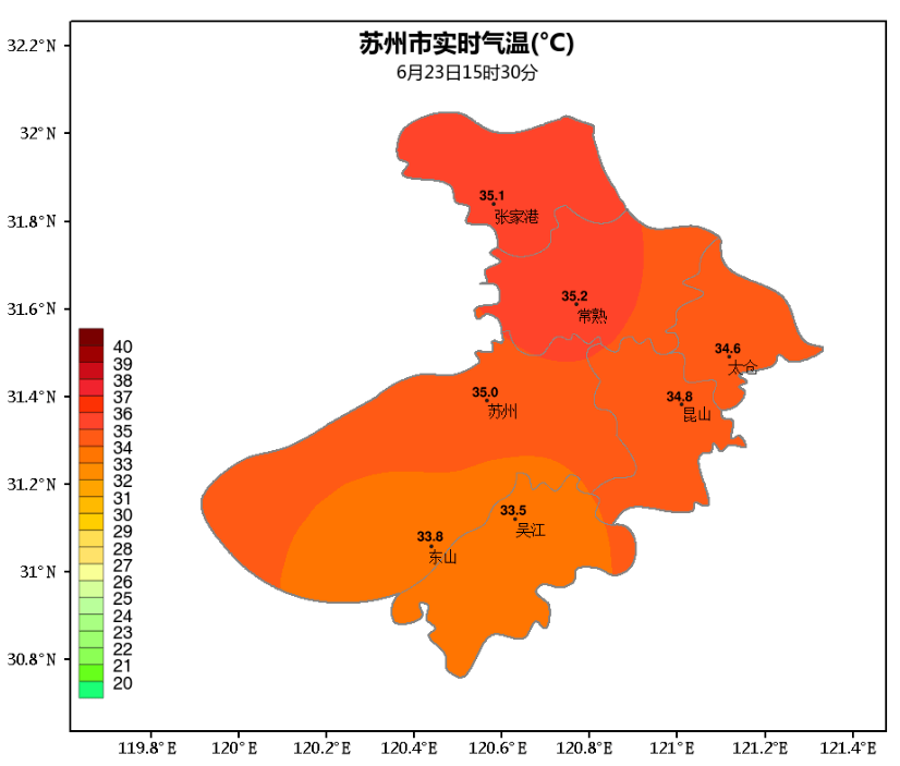 相城_蘇州_氣溫