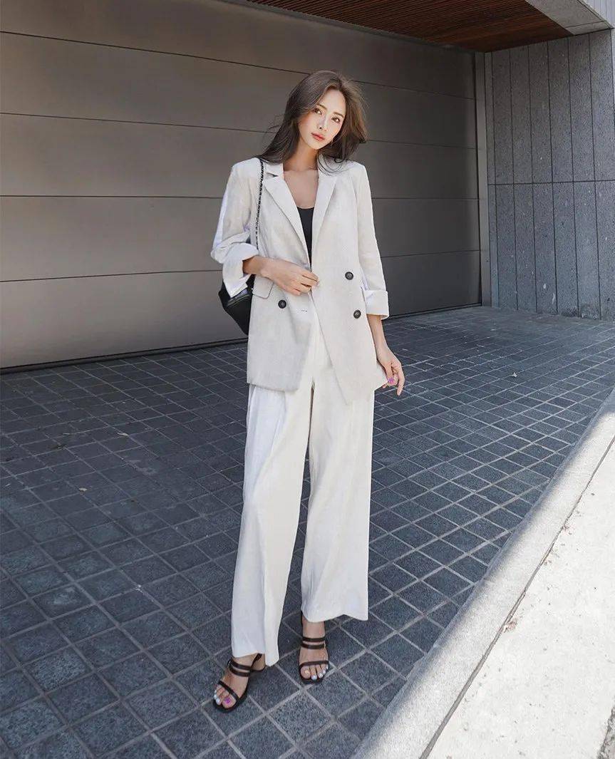 阔腿裤 凉鞋,时髦又高级!_显高_全球_夏天