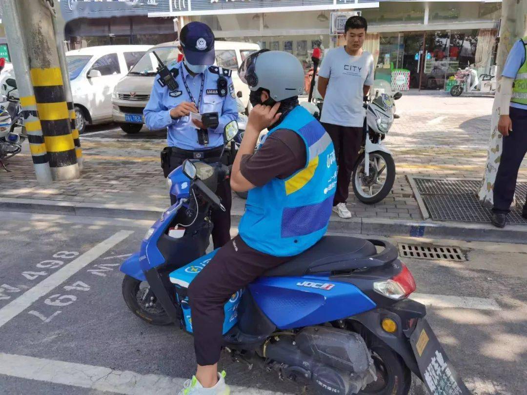 文明創建嚴查嚴處宿遷交警部署開展外賣車輛交通違法專項整治