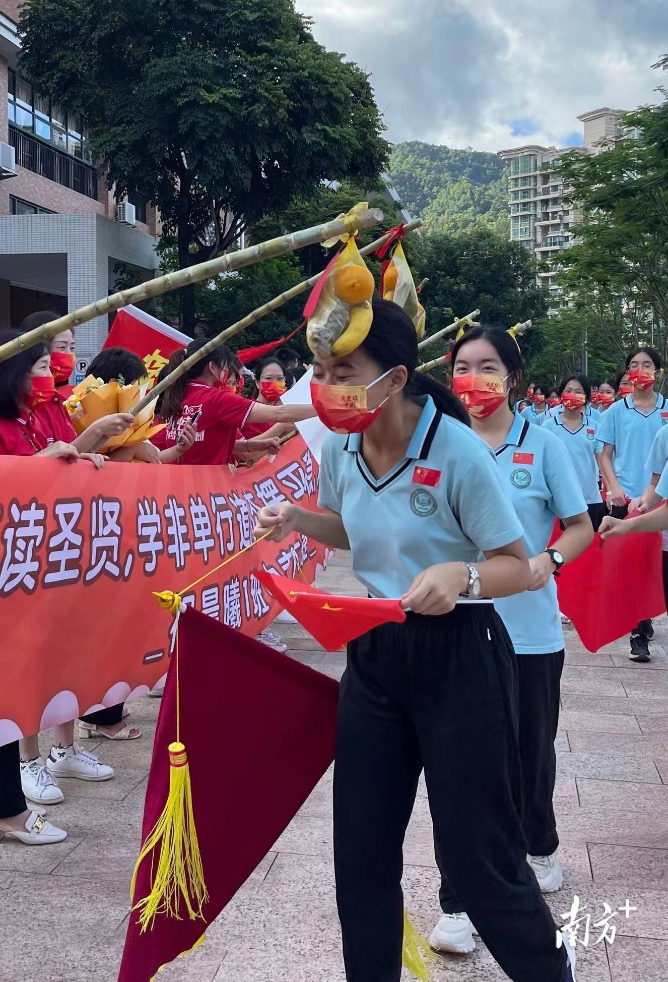 中山市纪雅学校举行中考出征仪式_王健_初三_年级