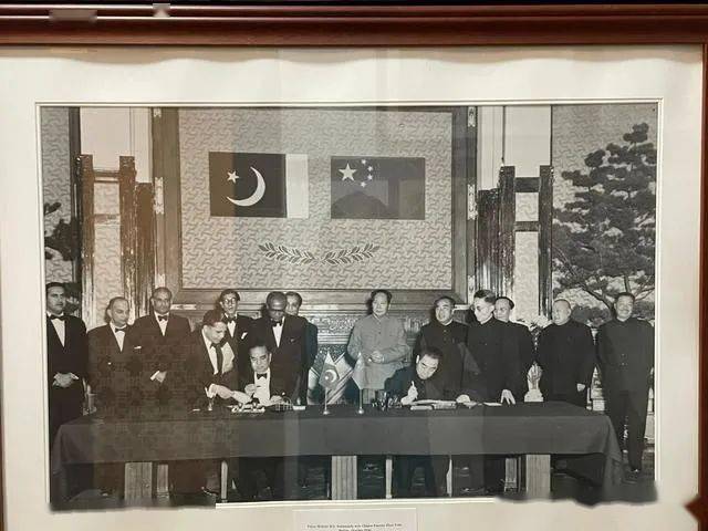 一面墙见证中巴建交70年的深厚友谊绿会访巴基斯坦驻华大使馆绿会史海