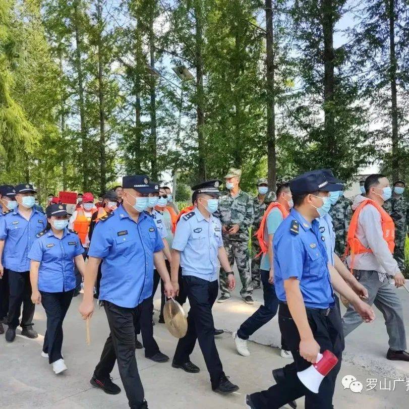 以练筑防 实战砺精兵——罗山县子路镇再次开展防汛应急转移演练_安置_群众_子路镇