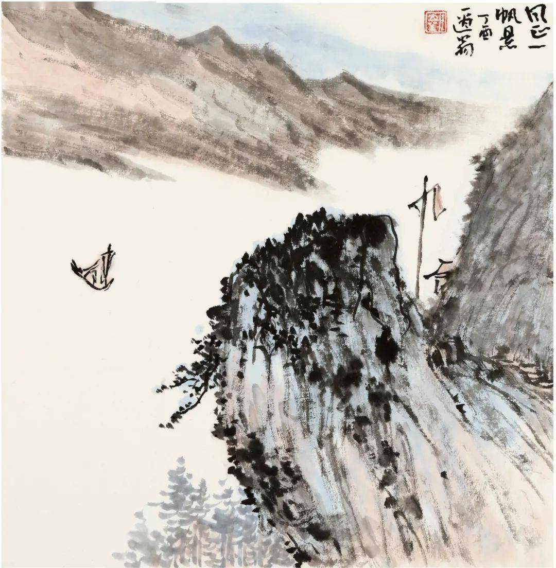 月满大江——王立华国画作品