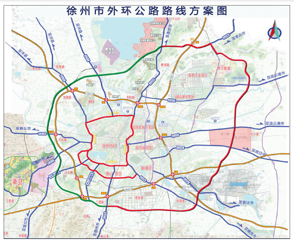 徐蚌高速规划图图片