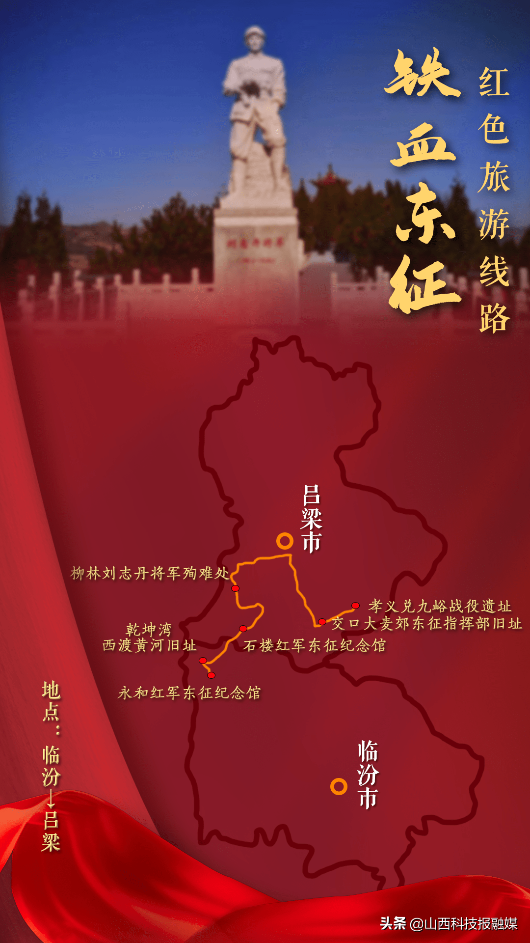 山西省20條紅色旅遊線路發佈