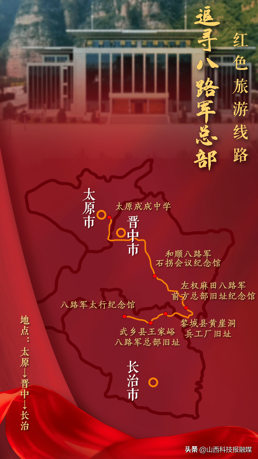 红色路线经过什么地方图片