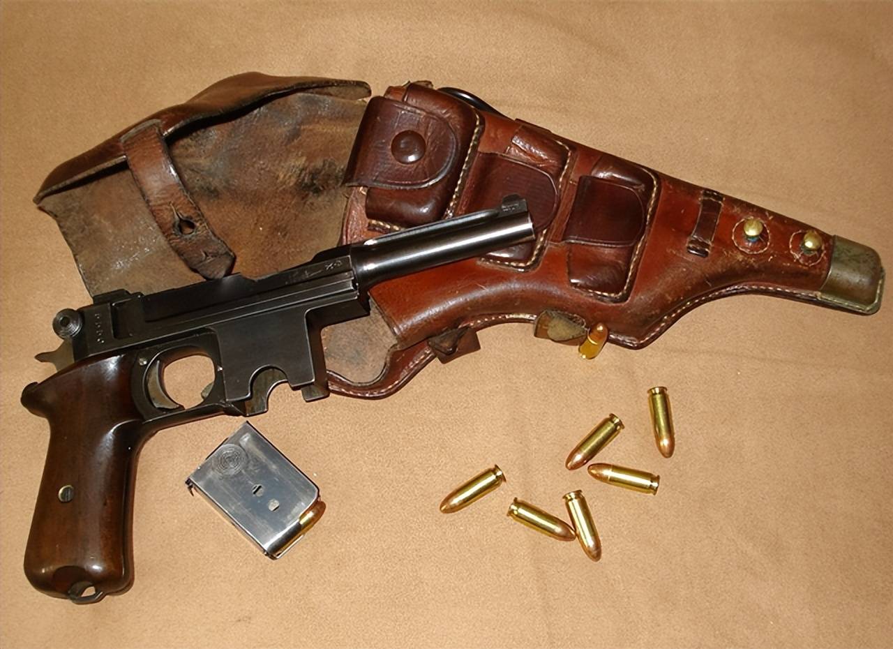 原创德国设计多国生产一百多年前的伯格曼手枪