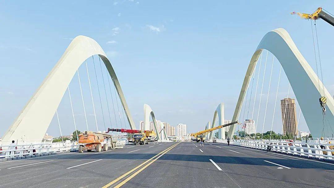 新淯阳桥今日试通车