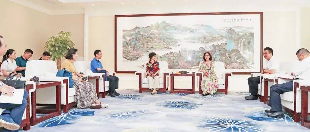 省商务厅领导调研万丰集团_郁海_通用_制造
