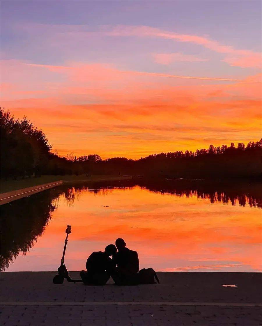 醉人浪漫落日余晖