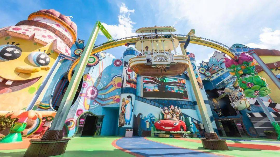 儿童梦工厂,梦幻海世界,洪水秀《暴雨山洪》……这个水陆一体,还能看