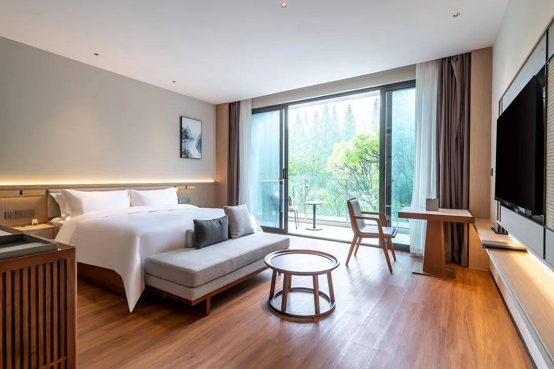 有效期至9月底￥9992晚住崇明园林氧吧酒店背靠东平森林公园与小动物