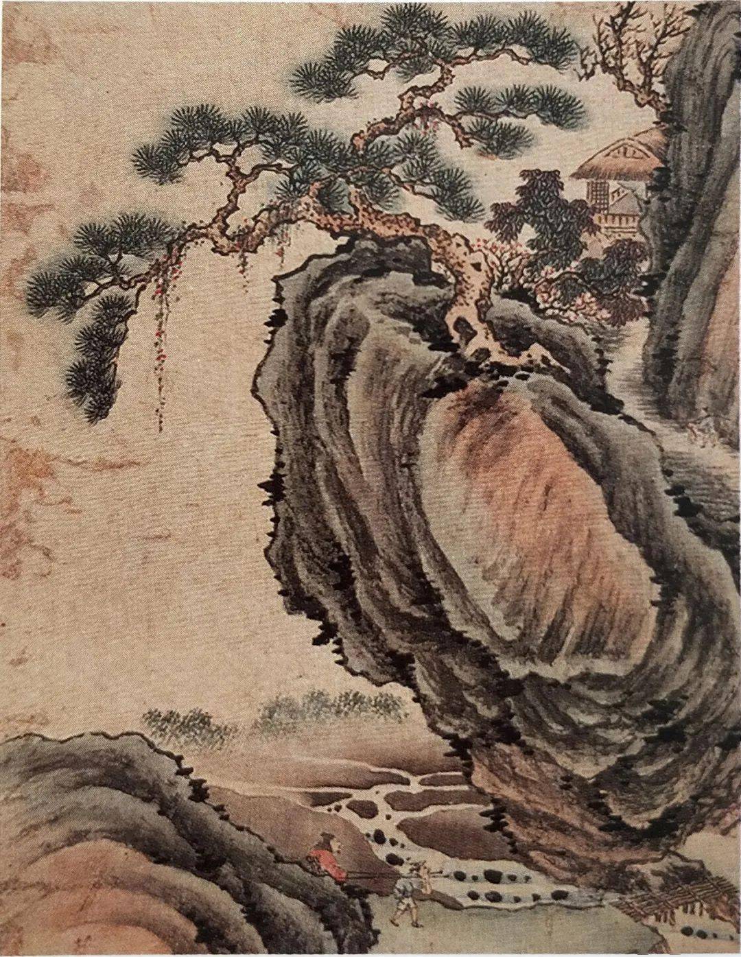 清代画家武丹山水画作品赏析_国画_衷白_花鸟