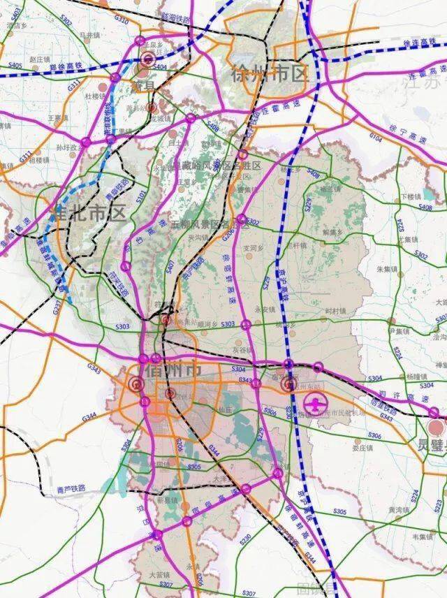 徐州到萧县s4线路线图图片