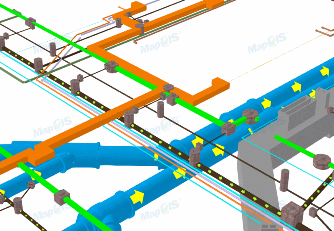 mapgis三維管線建模,喚醒城市地下管線脈搏_模型_管網_數據