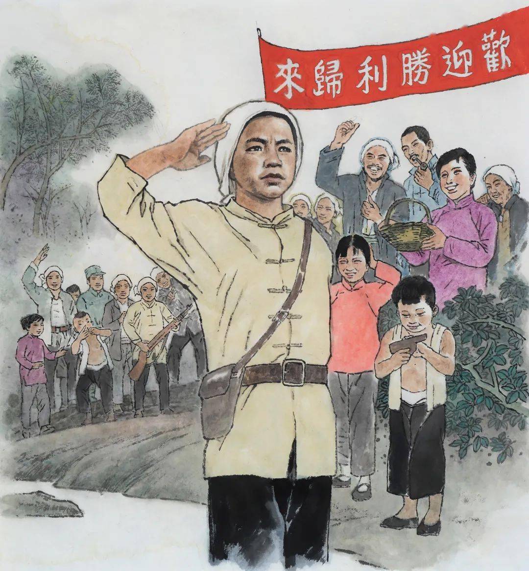 小兵张嘎—抗日小英雄 45×48cm生的伟大,死的光荣—刘胡兰 20×23cm