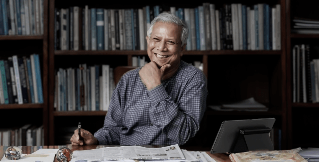 穆罕默德·尤努斯教授 诺贝尔和平奖得主"我鼓励年轻人成为社会