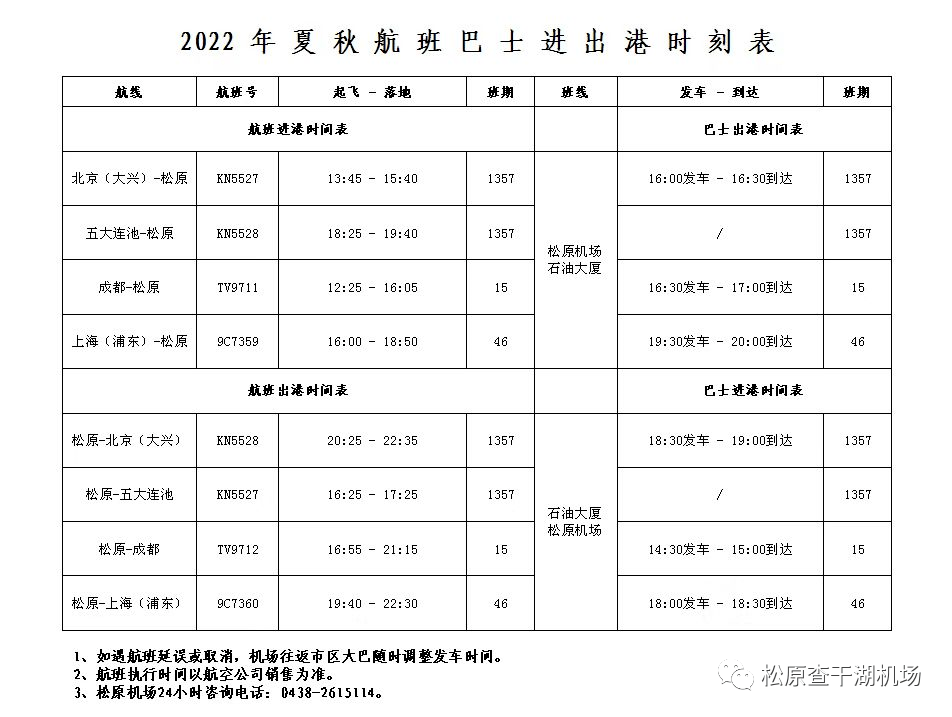 松原查干湖机场于7月18日恢复松原—成都航线