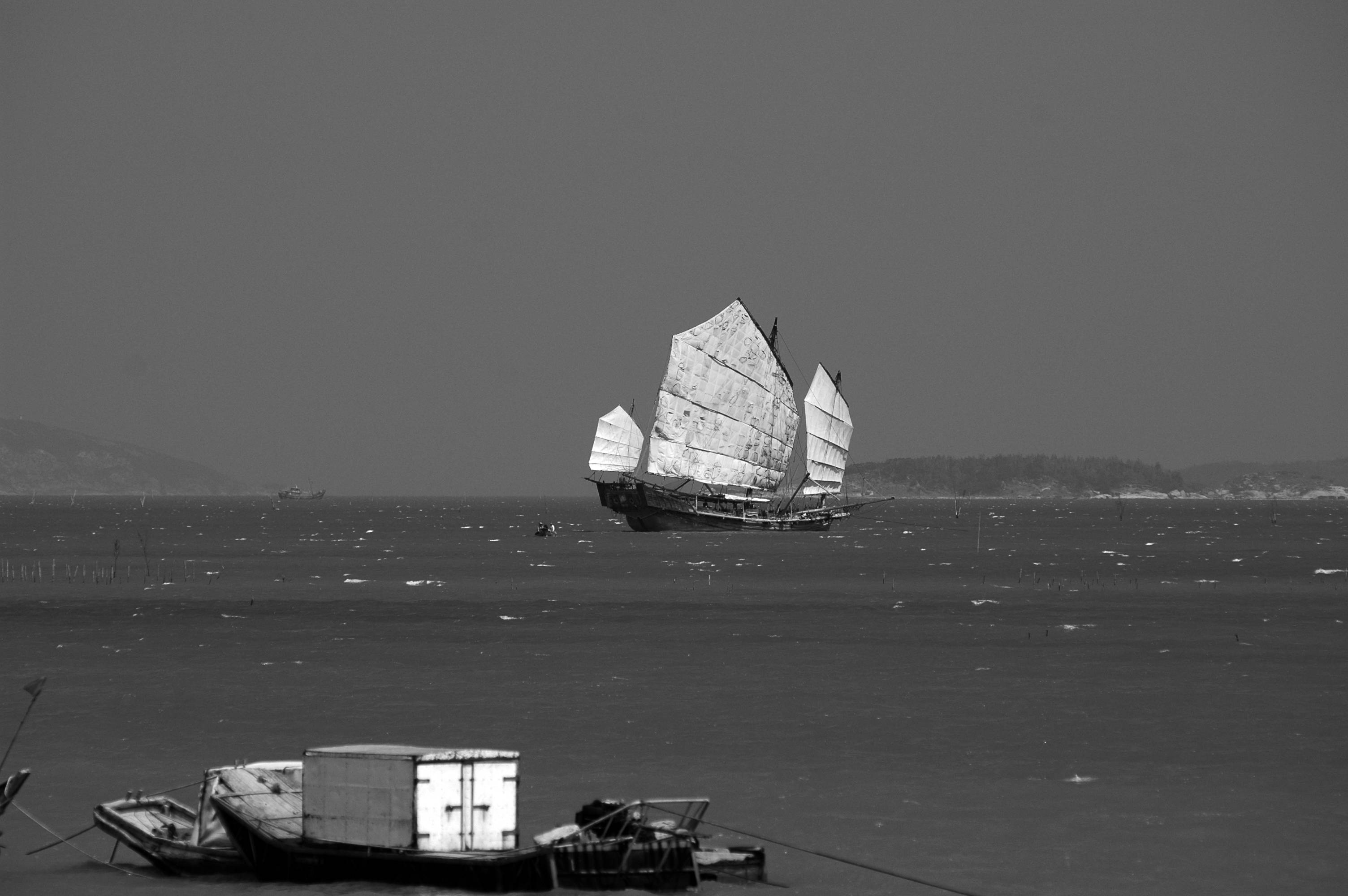 他梦想造一艘古帆船 像古代水手一样乘帆远航 许路 金华兴 传统