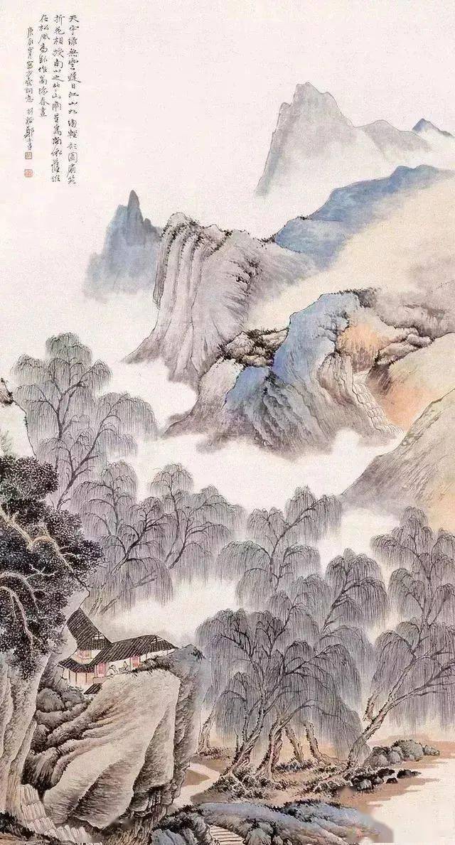 鄭午昌 山圖 ZHENG WUCHANG 鄭午昌| LANDSCAPE OF FOUR SEASONS 四時山水