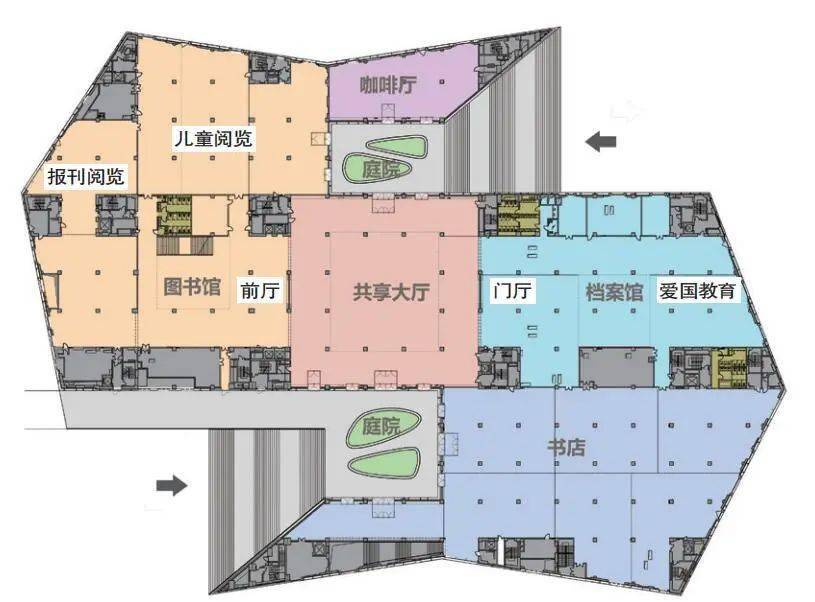 【uas】中新天津生态城图书档案馆设计研究_中国建筑_采光_空间