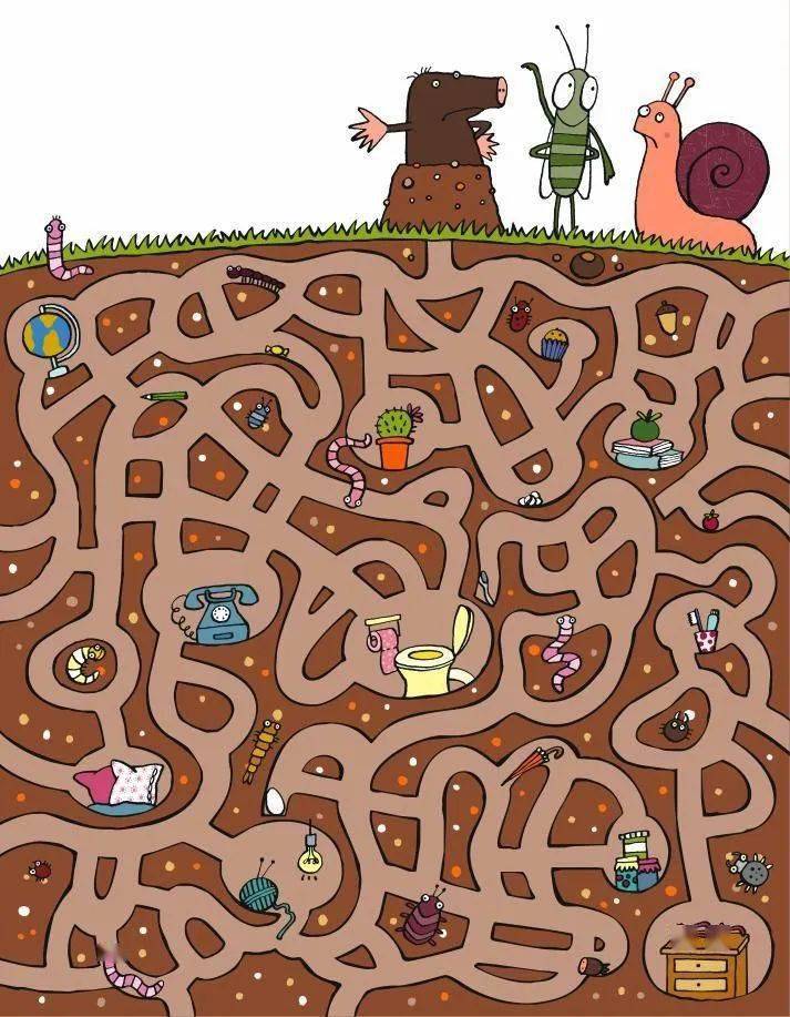 康米童画素材库|超有趣的迷宫游戏!简直是哄娃神器!_锻炼_脑力_一大