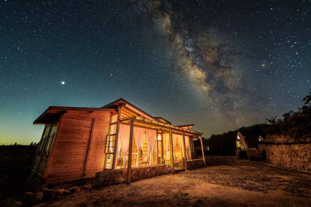 在浙夏天,总要带孩子去看一次星星