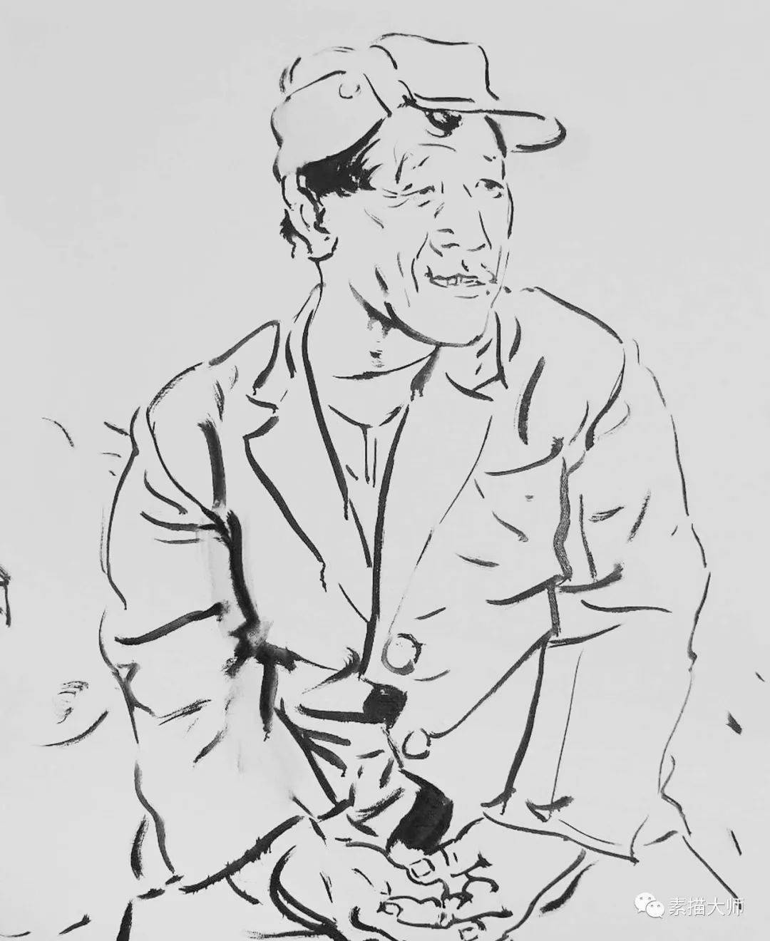 清华美院副教授忻东旺素描速写