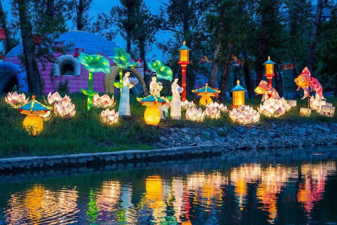 【莲花山1日游45元】巴图鲁 天定山消夏灯会 莲秀峰_栈道_长春_七彩