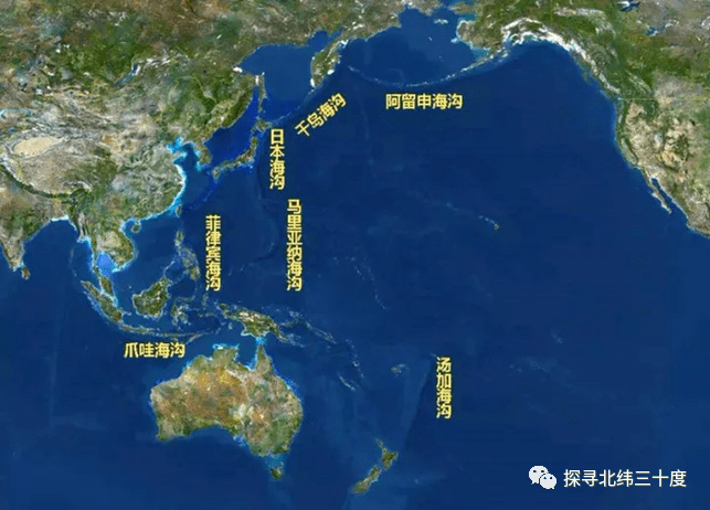 世界地图太平洋的位置图片