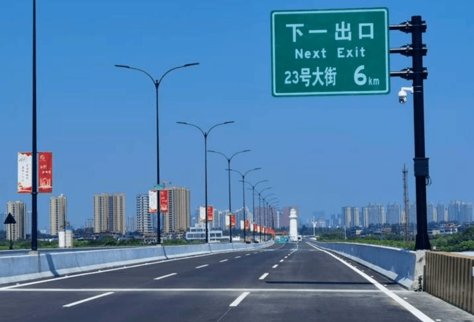 今天10点钱塘快速路这一段开通网友从大江东到下沙这也太快了