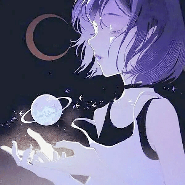 满屏冷淡风动漫男女头像