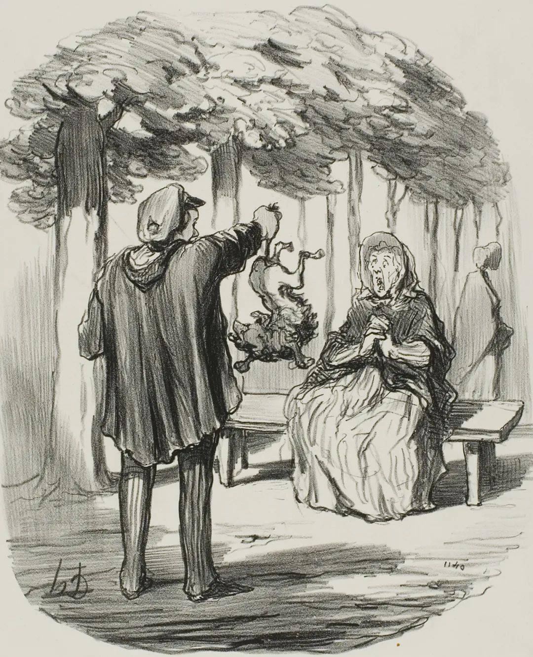 奥诺雷杜米埃的素描