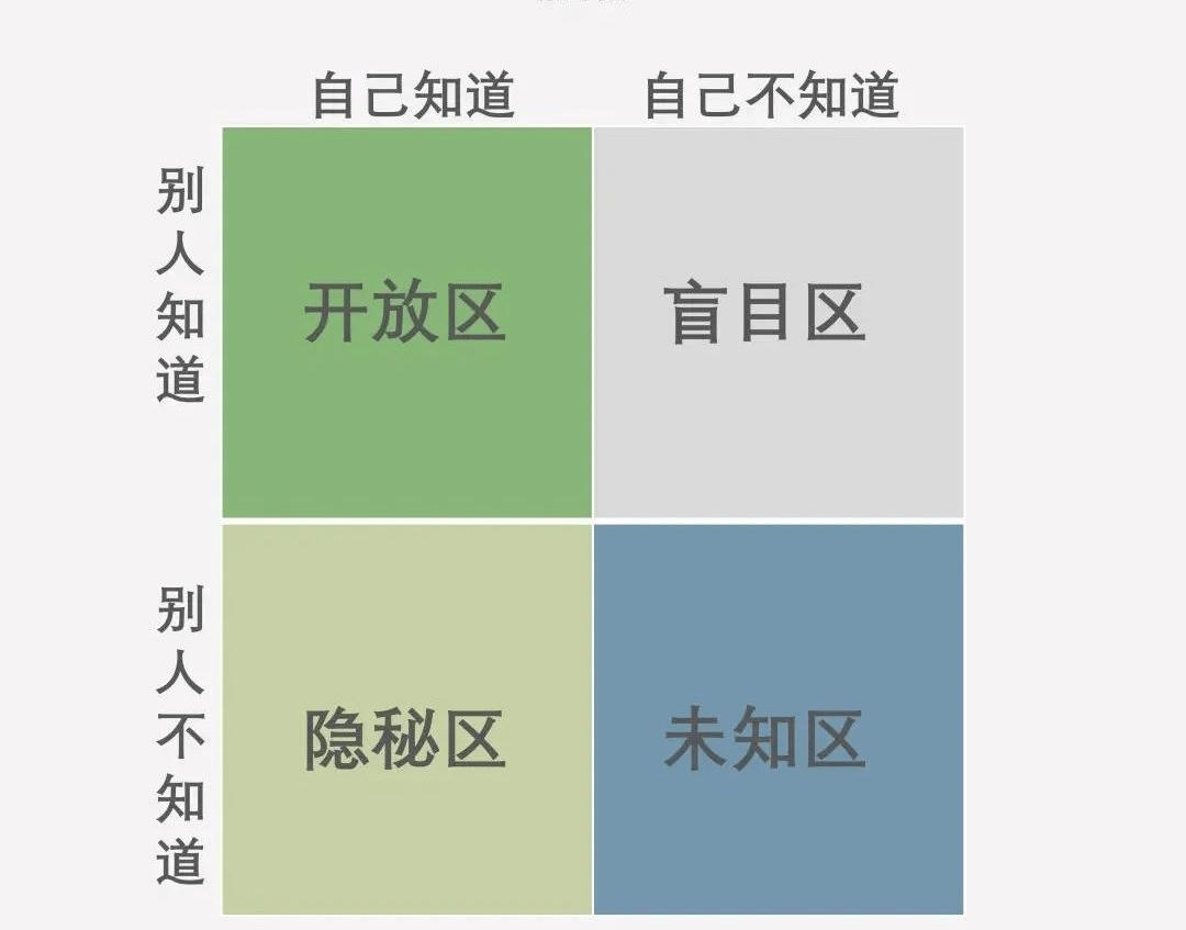 周末分享 解锁约哈里之窗:寻求有效反馈,照见真实自我_主动_认知_问