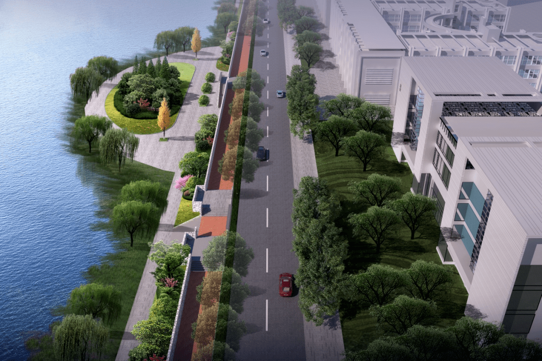 湖边那条防洪堤,触动了多少庐山人的家乡情怀···_项目_城市_的设计