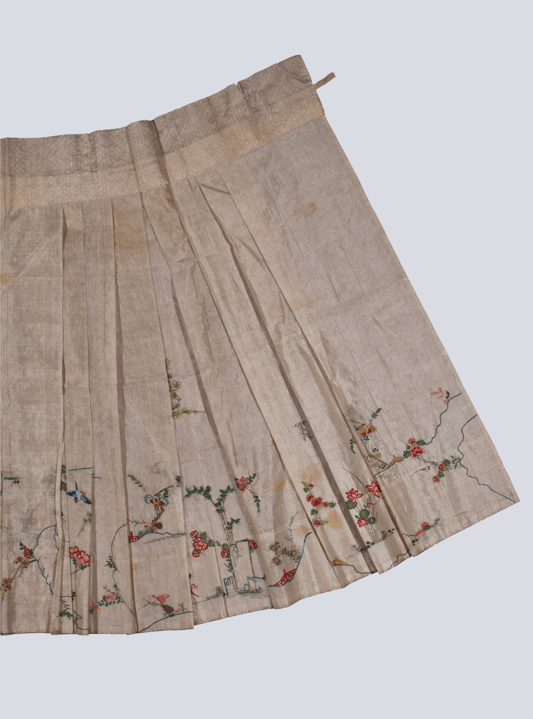 马面裙风波未停,迪奥又被质疑抄袭!_中国画_暗花_传统