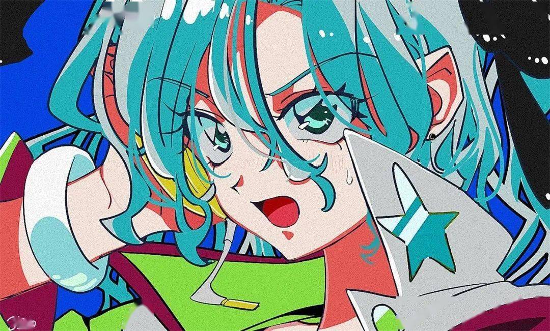 画集收录古早画风真的太爱了太喜欢这种有年代风格的大眼睛了