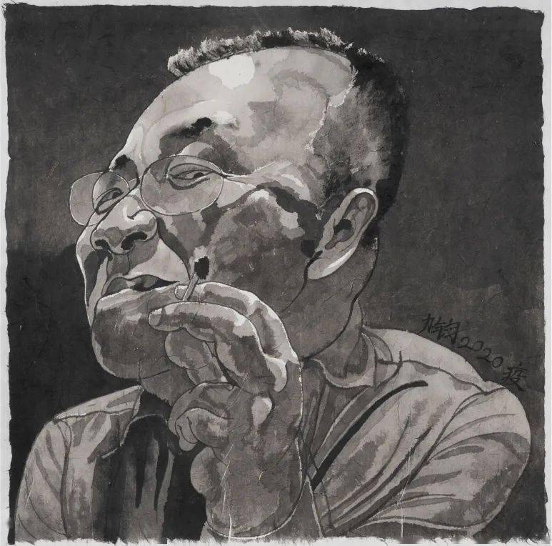 中国水墨年鉴 | 方力钧的自由之境_传统_创作_cm