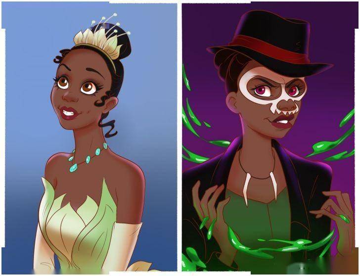 当迪士尼的公主们全部成为反派