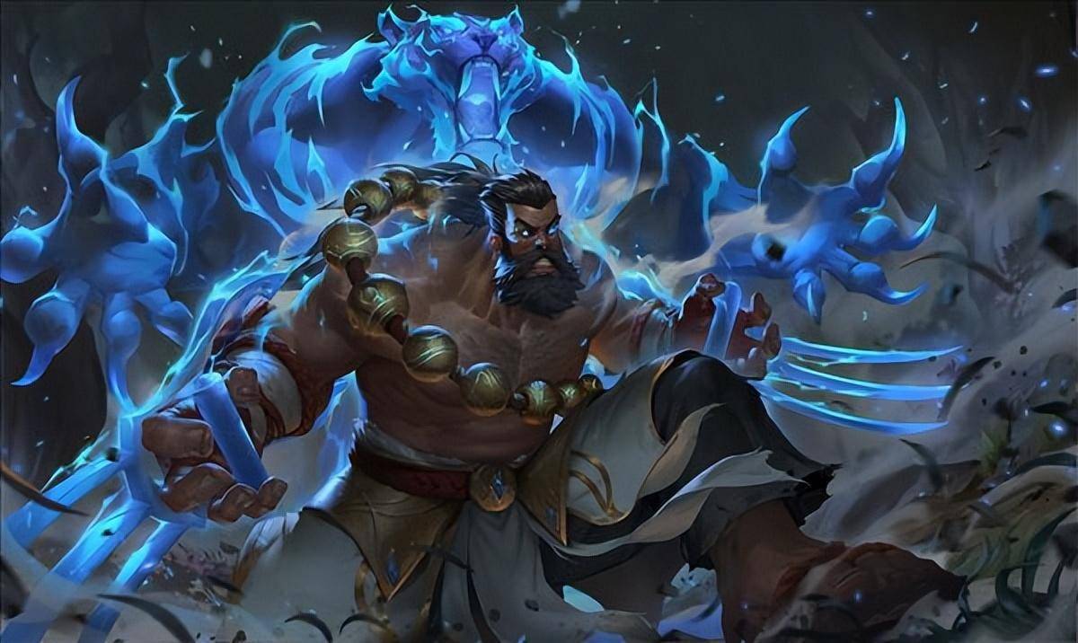 英雄联盟乌迪尔重做原画灵魂守卫保留旧四神元素