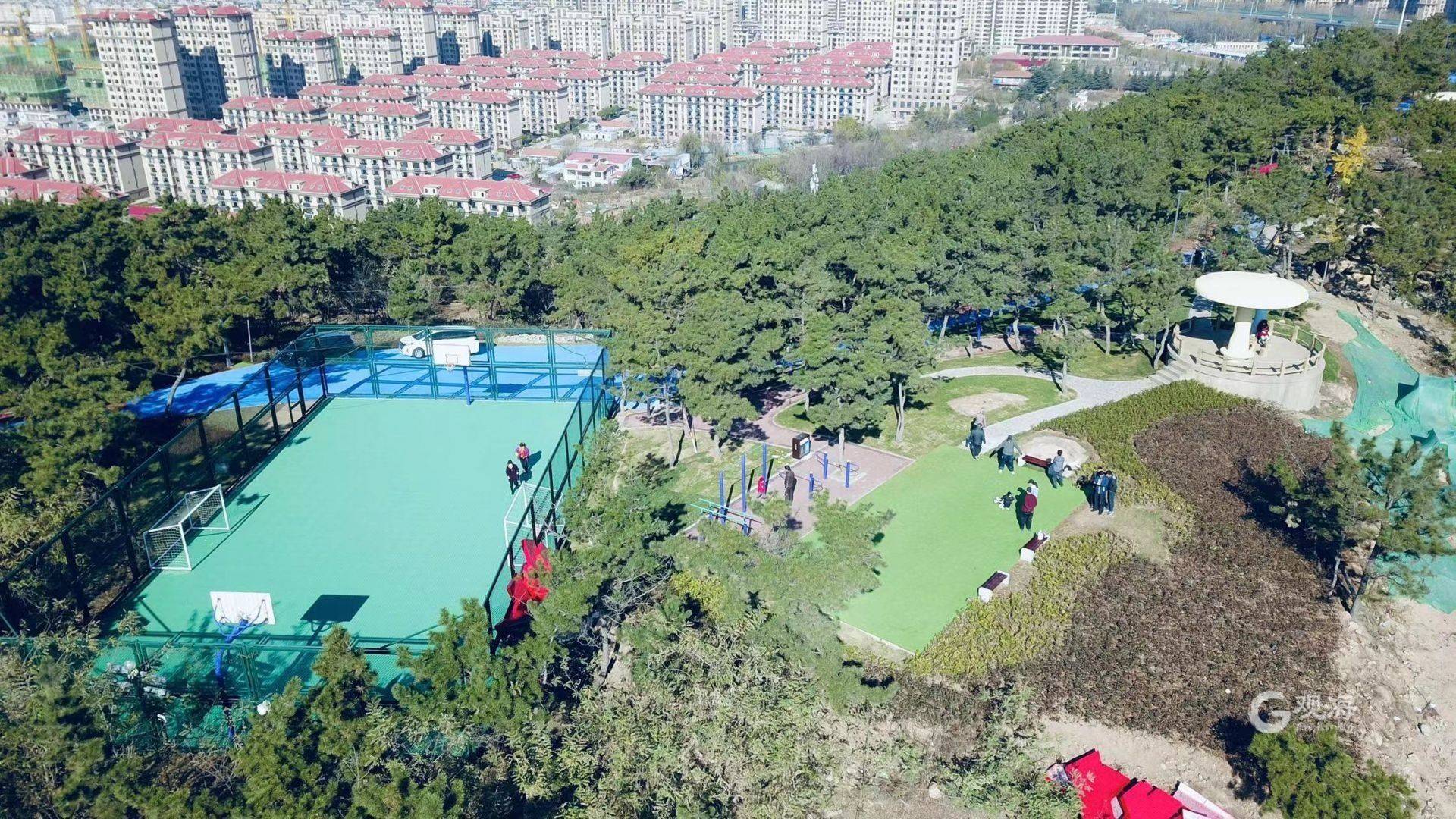 一场在城市上演的青绿之约城阳区五个山头公园将于今年全部建成
