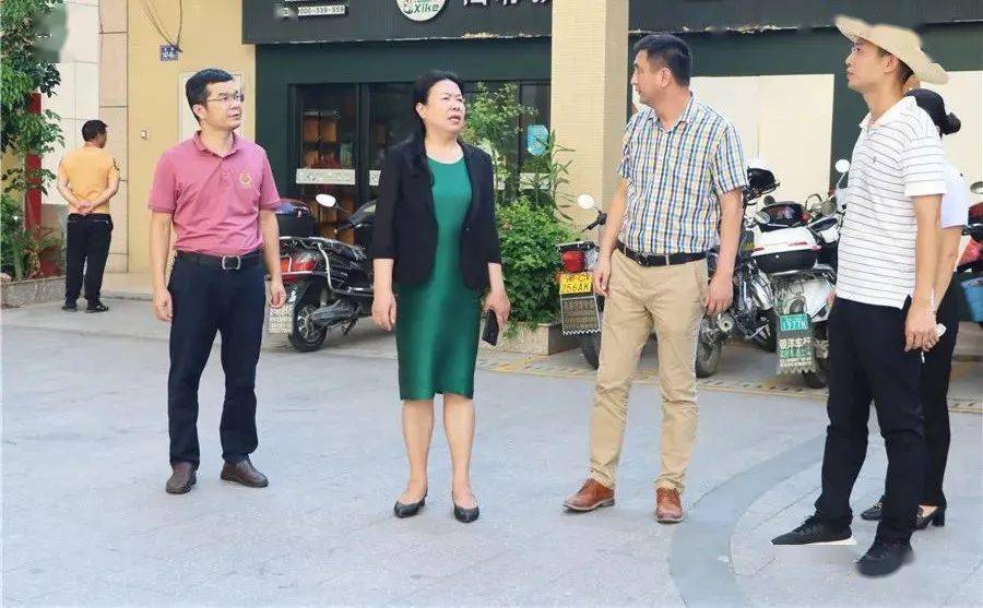 洛江区委主要领导带队督导文明城市创建工作_颜丽明_问题_责任