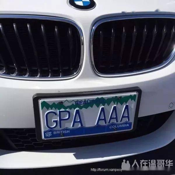 温哥华司机都是牛人!用纸壳手写车牌号,挂上车尾直接上路了!