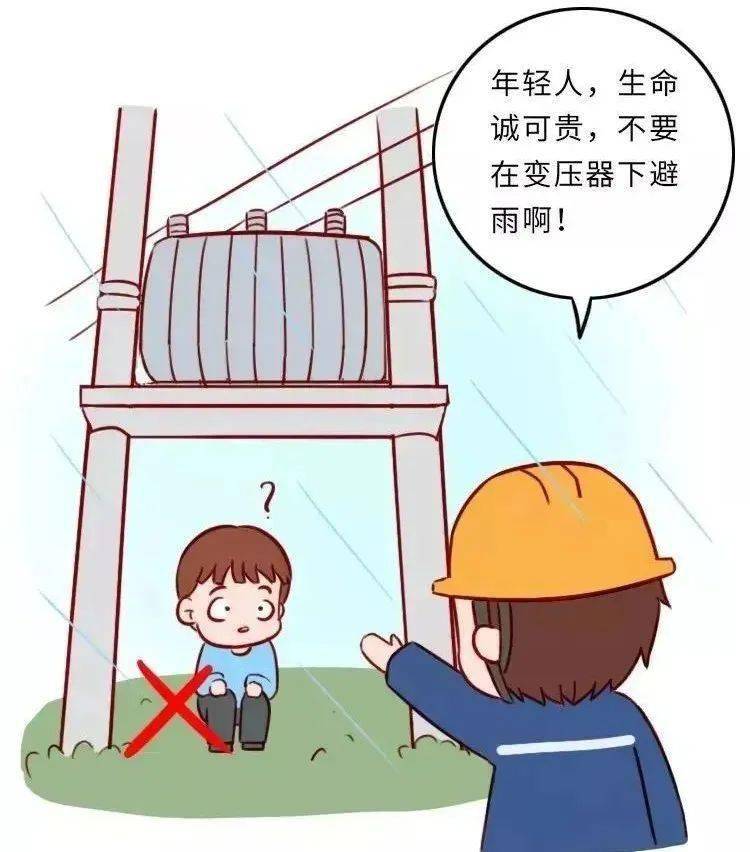 暴雨天氣,謹防觸電!