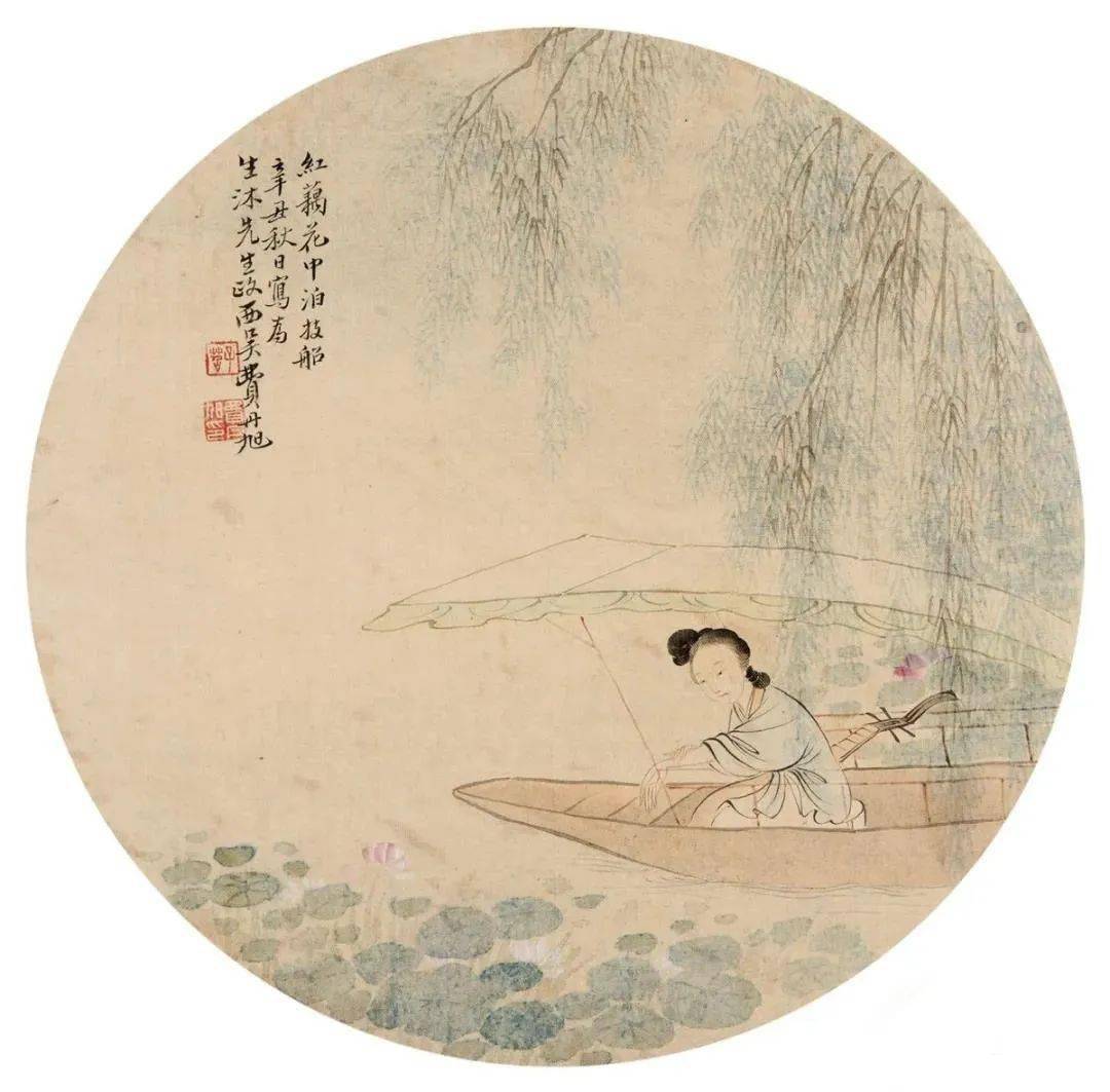 这"小家碧玉",真勾魂_费丹旭_清代_高清