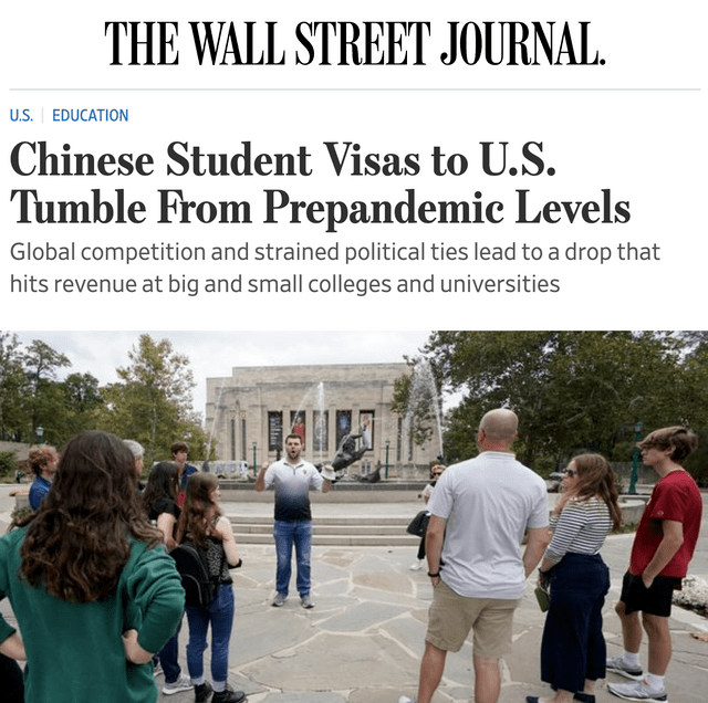 签证数下降 50%，美国却仍然是清华北大和全中国各地学生留学首选