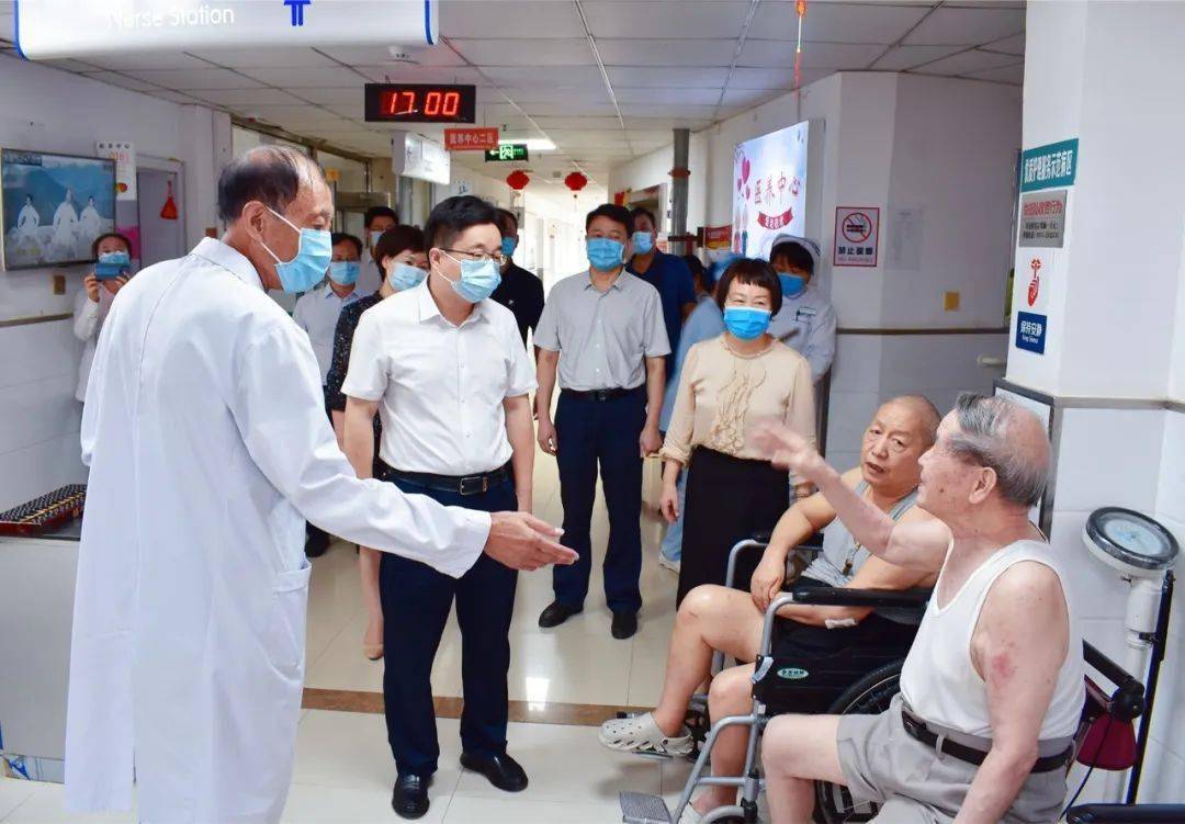 许昌市副市长赵鹏一行调研许昌市第二人民医院医养结合工作_我院_养老