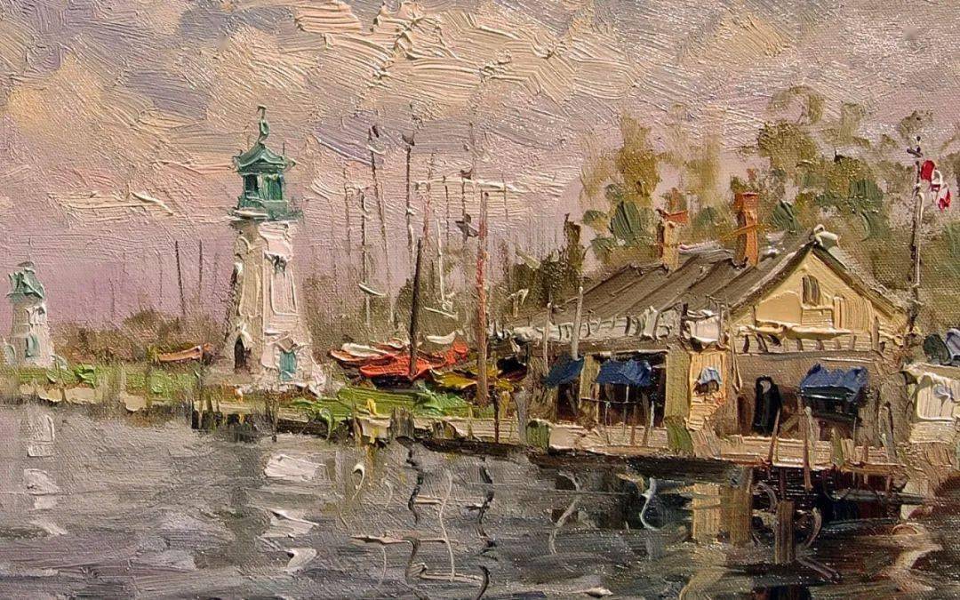 伊朗画家莫斯塔法·凯哈尼笔触厚重的油画,特别让人着迷!